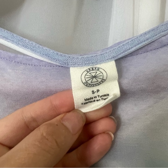 Urban Outfitters Mesh Landscape Y2K Mini Dress Size Small - Picture 9 of 13